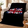 Band A-ArcticS M-Monkeys Throw 240g Flannel Blanket, Suitable for Sofas, Beds, Offices, Exquisite Gift Blankets