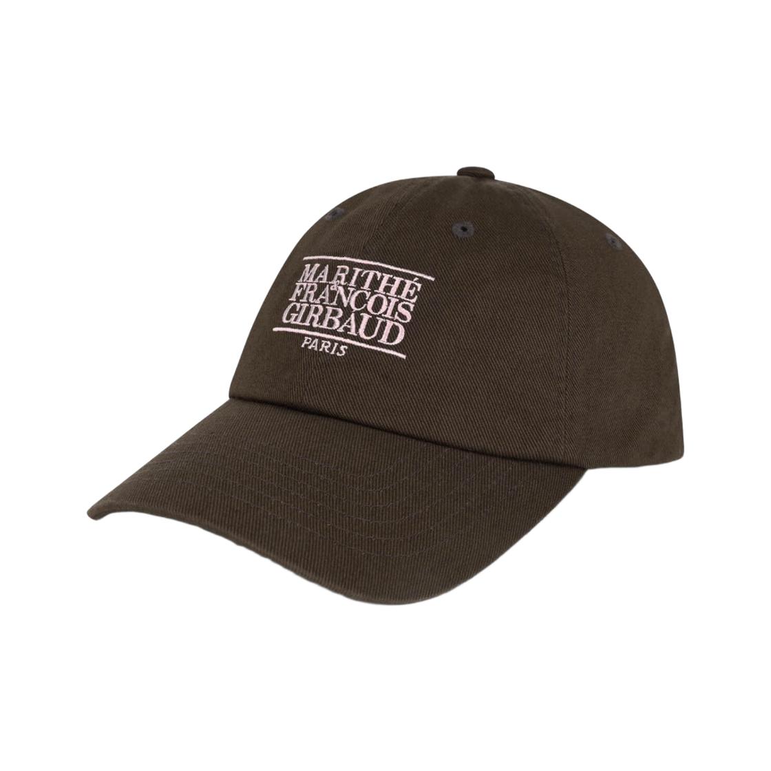 Marithe Francois Girbaud Small Classic Logo Cap Dark Brown ONE SIZE коричневый