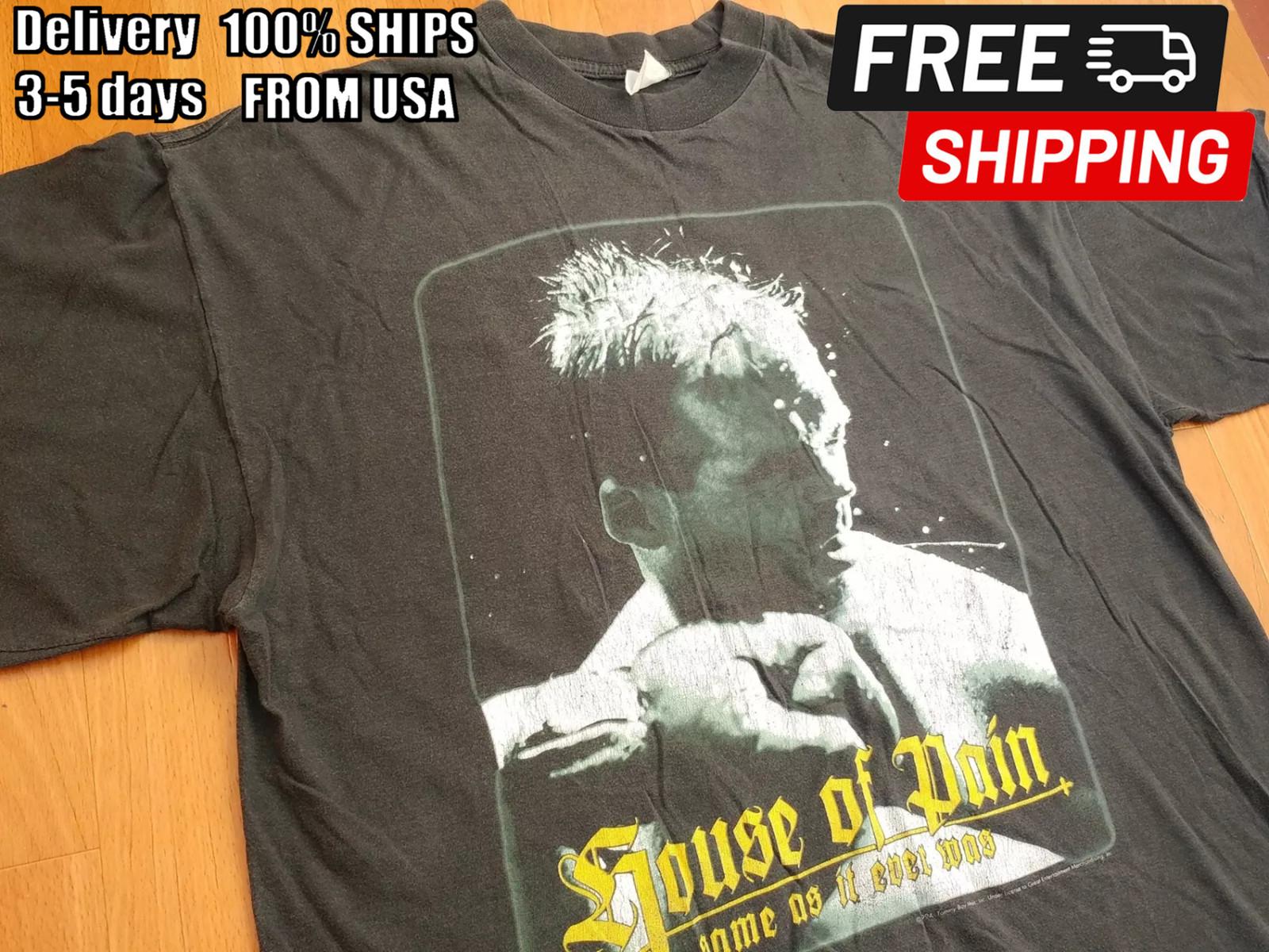 House Of Pain Black Short Sleeve Cotton T-shirt Unisex S-5XL VM6187 M