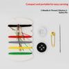 20Pcs/Lot Sewing Kit Includes Needles Thread Buttons and Pins Suitable for Travel and Home Use Kit for Hand Sewing Hotel Bags