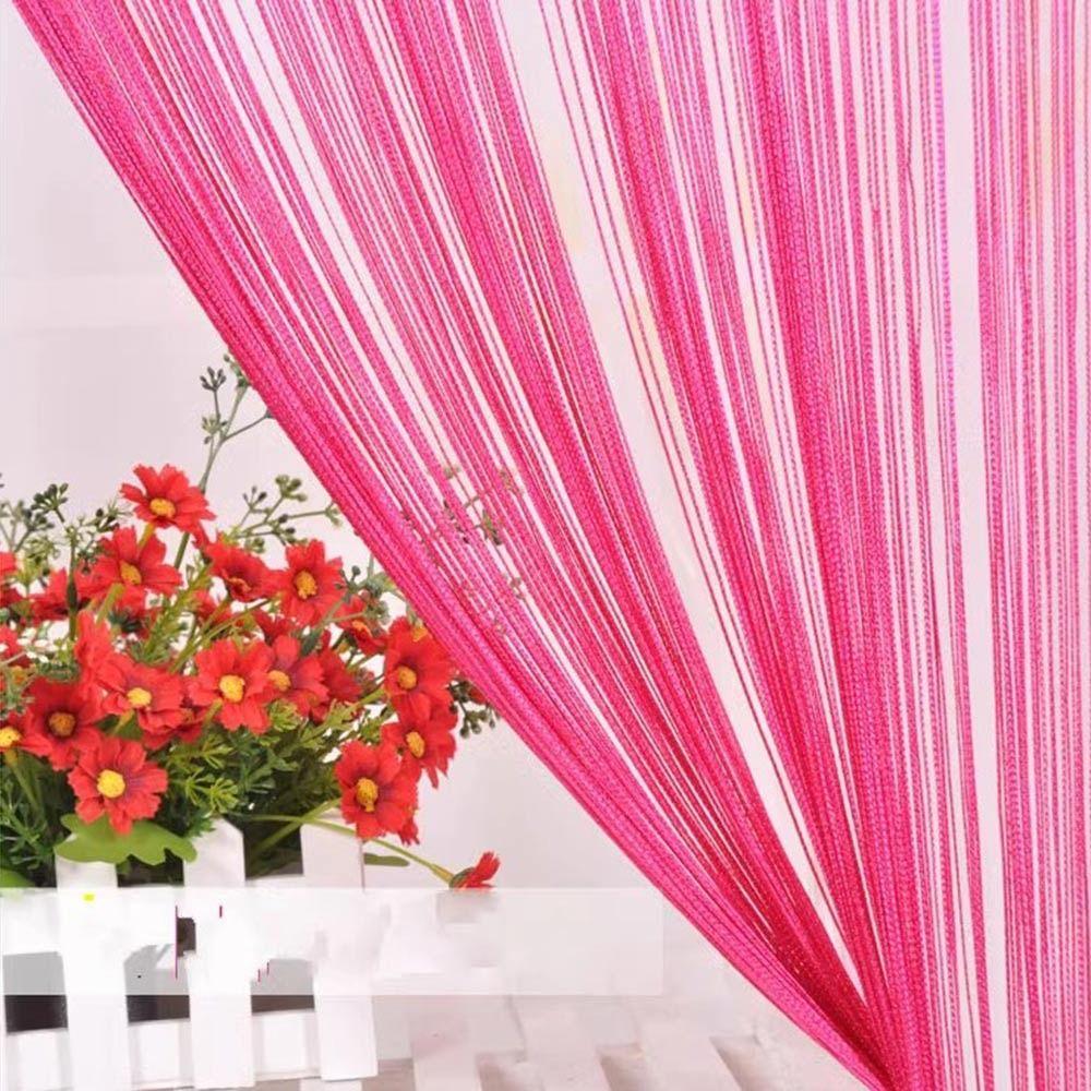 Encryption Type Ribbon String Divider Blind 100CM X 200CM Panel Tassel Curtain