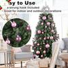 Shatterproof Xmas Tree Ball Ornaments Unbreakable Hanging Decorations for Christmas Holiday Wedding Party Decor