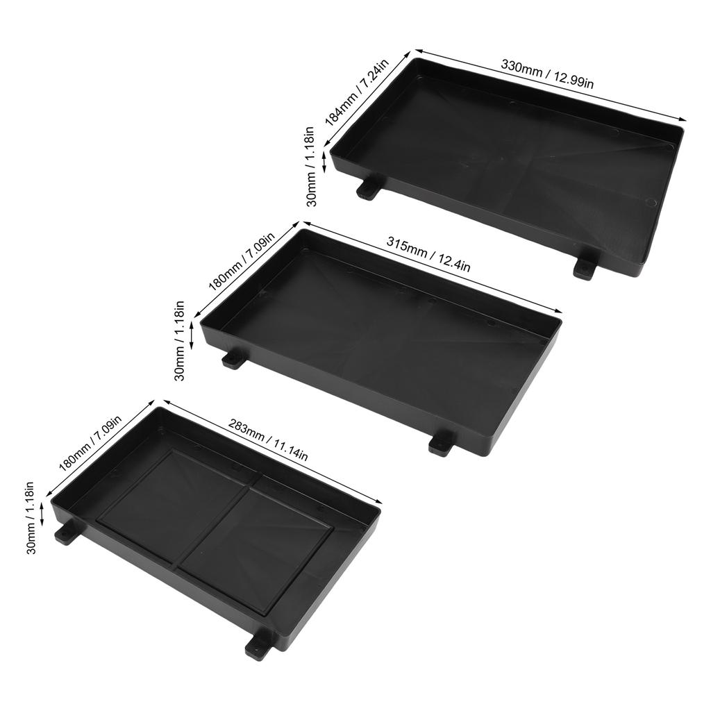 Boat Battery Strap Holder Marine Battery Tray 12V Boat Battery Holder with Hold Down Strap for RV Trailer Yatch RV Battery Tray