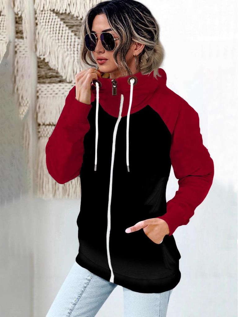 European and American Women's Plus Size Fleece-Lined Sweatshirt - New Autumn/Winter 2025 Thick Loose Fit