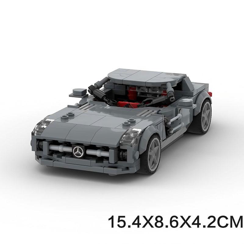 M Classic Luxury Sports Car Building Block, Boy Series DIY Assembly Vehicle Toy