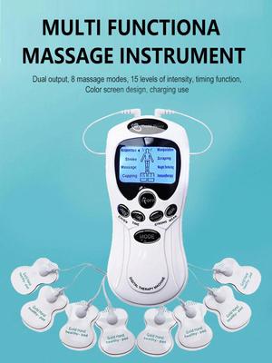 Professional Physiotherapy Tens Electrical Muscle Stimulator Physiotherapy Electrodes Pulse Relaxing Massager For Men And Women