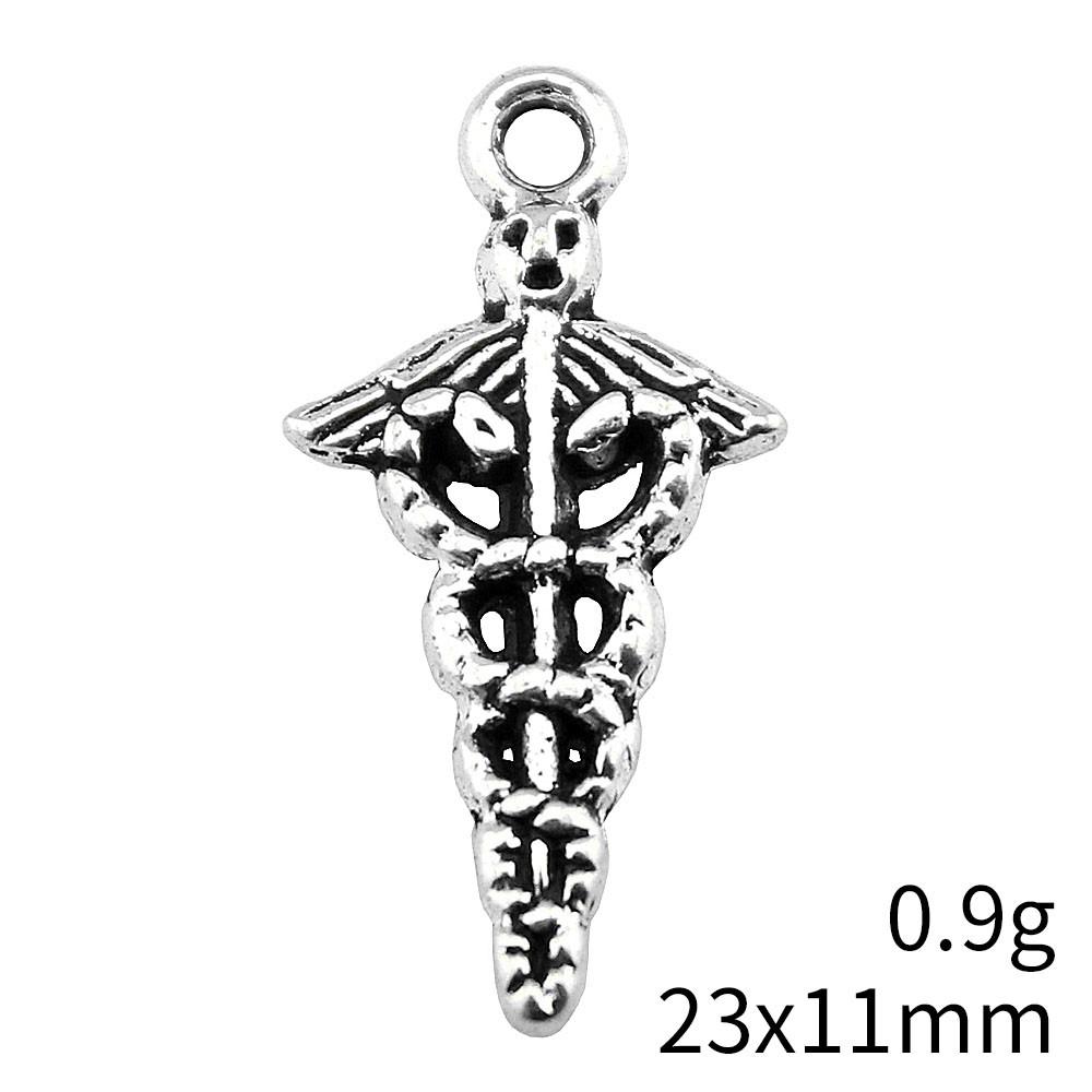 

Шарм-браслет ко Дню матери Итальянский Дракон Змея Шармы Подвеска Женская Сумка Мужская Подвеска A47-10pcs-23x11mm