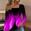 Tops for Women Floral Print Long Sleeve Fake Two‑Piece Top Fall Casual Slim Pullover Women's Long Sleeve Top