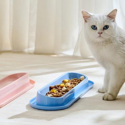 Tilted Neck Protection Pet Bowl Anti Slip Cat Dog Feeder Pet Feeding Bowl  Pet Household