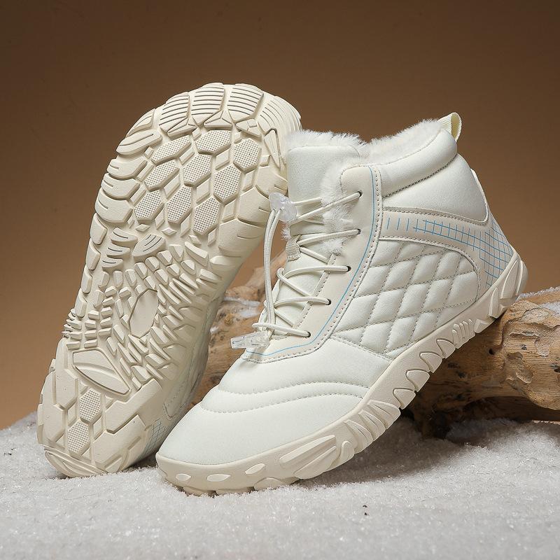 Winter Outdoor Snow Boots, Men and Women Wear Waterproof Non-slip Padded Thickened Warm New Couple Shoes