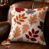 1PCS Autumn Thanksgiving Pumpkin Pillow Cover Sofa Cushion Case Decorative Throw Pillow Cover for Home Living Room Bedroom