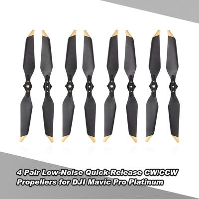 4 Pair 8331 Low-Noise Quick-Release CW/CCW Propellers for DJI Mavic Pro