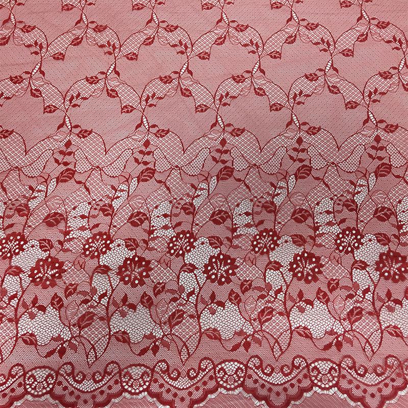 All-Polyester Hollow Flower Non-Elastic Lace Trim for Lolita Wedding Dress or Evening Gown