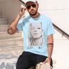 Casual Style Unisexs TShirt With Portrait And Text Design For Everyday Wear In Spring And Summer Perfect Gift For Fashion Lovers