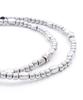 Surgical Hematite Bead Layered Bracelet (PLT-BR-084_SV)