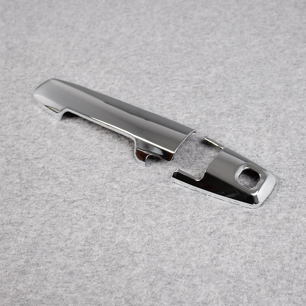 RUIQ Outer Door Handle Covers for Suzuki Spacia and Spacia Custom MK04 Series Coverage Chrome-Plated (Full Type)