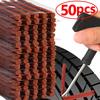 5/50Pcs Tire Repair Kit - String & Rubber Strips with Glue for Tubeless Car, Motorcycle, Bike Tyre Puncture Emergency Fix
