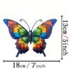 6pcs Metal Butterfly Iron Wall Art Decor Home Wall Decoration Garden Living Room Bedroom Kitchen Porch Wall Hanging Sculptures