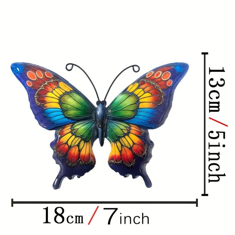 6pcs Metal Butterfly Iron Wall Art Decor Home Wall Decoration Garden Living Room Bedroom Kitchen Porch Wall Hanging Sculptures