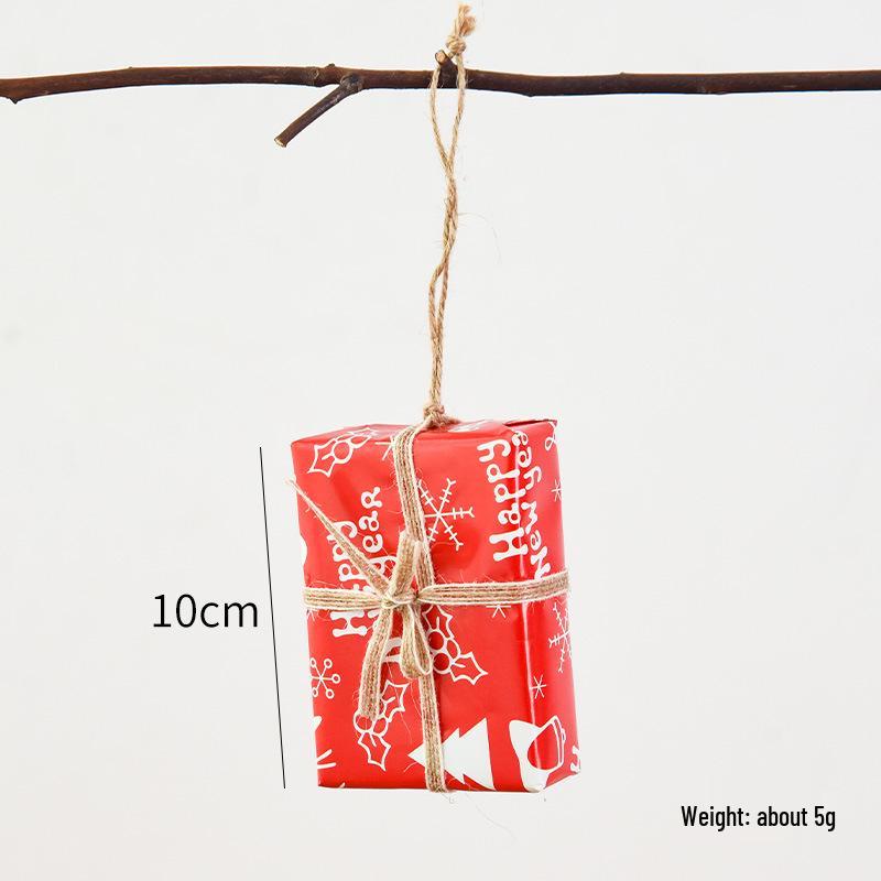 Festive Mini Gift Box Decoration for Christmas Display
