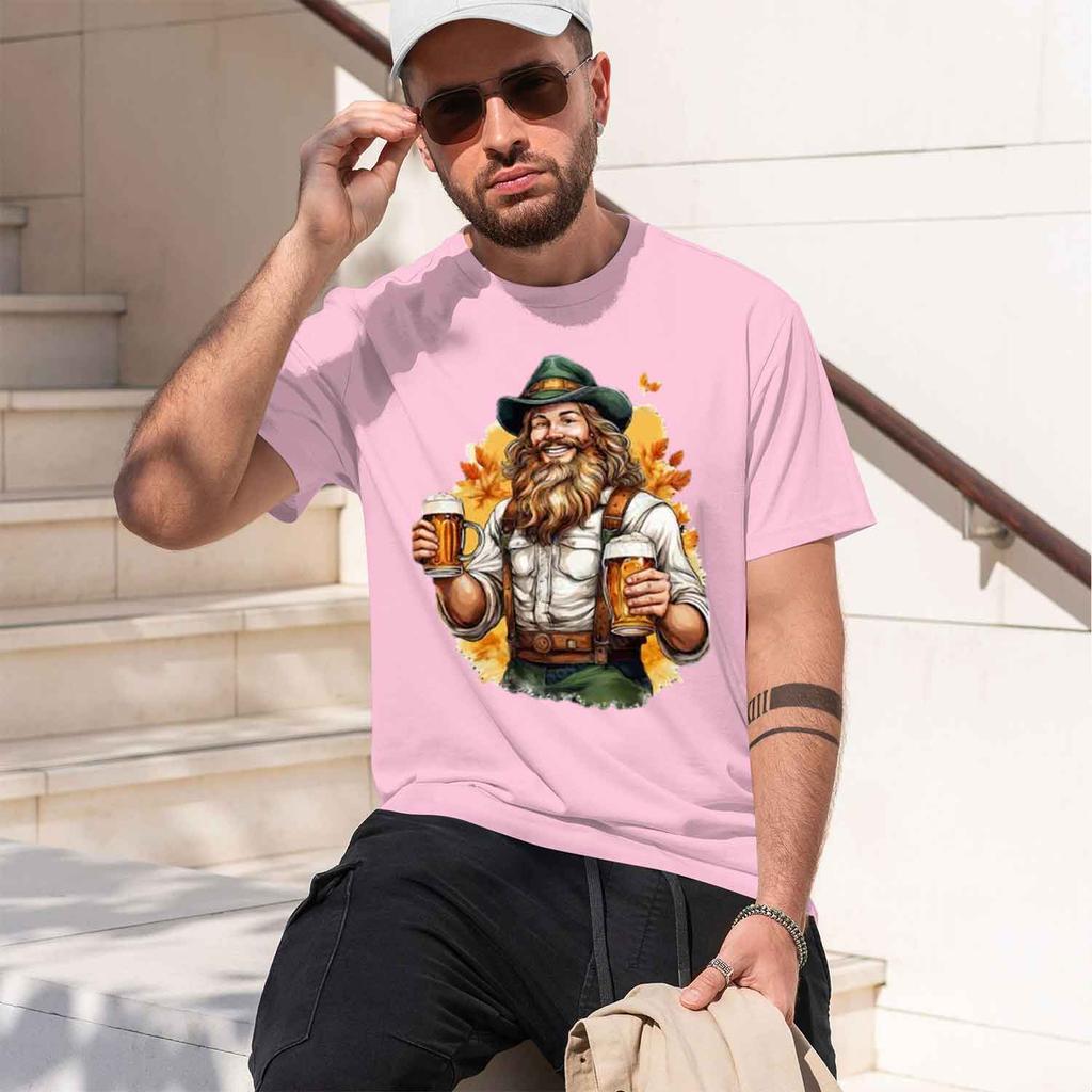 Oktoberfest Festival Funny T Shirt For Unisex Unisex Beer Enthusiasts Bavarian Py Outfit Short Sve With Beer Stein Print 2026 New Mo