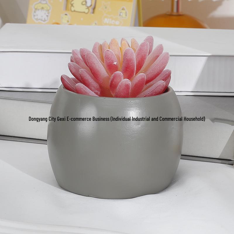 Middle Finger Succulent Planter - Cross Resin Handicrafts for TV Cabinets, Bedrooms, Courtyards