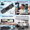 Aprilboy 12'' 4K Carplay&Android Auto Car DVR Dash Cam View Mirror Camera for Video Recorder Rearview Dash Cam 1080P Rear Camera