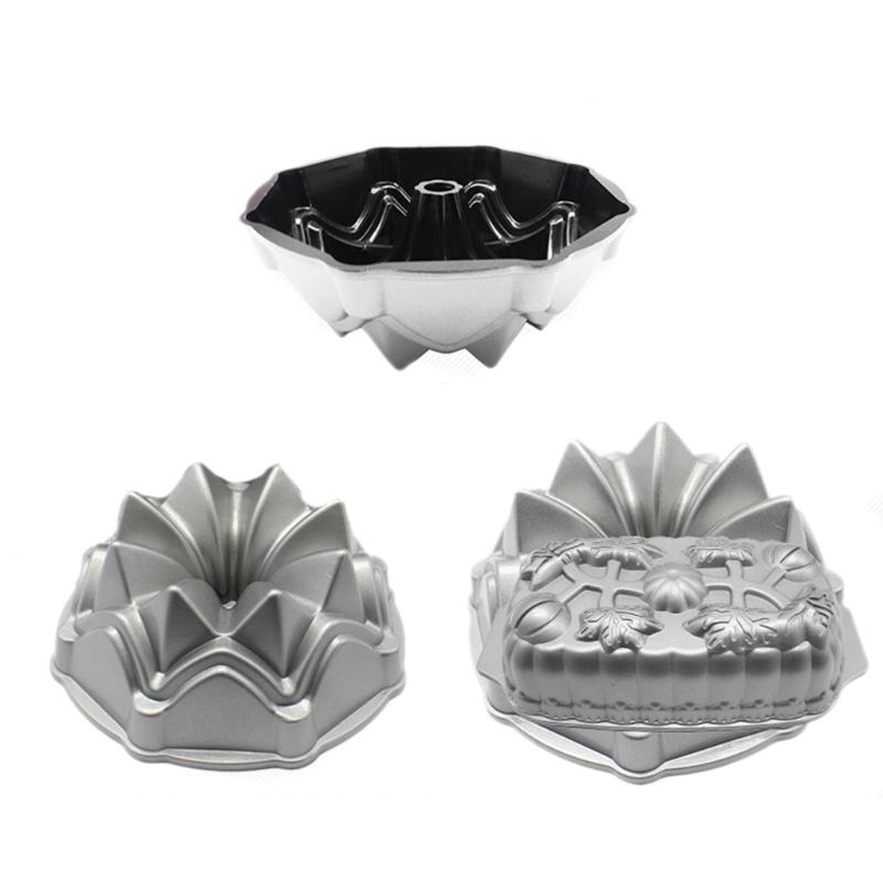 Cake Pan Non Stick Shaped Tube Pan For Oven Baking Floral Whirlwind Shape Mold