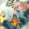 Doppelseitige HD Acryl Geisterkürbis Laterne Autoanhänger & Weihnachtsbaumschmuck