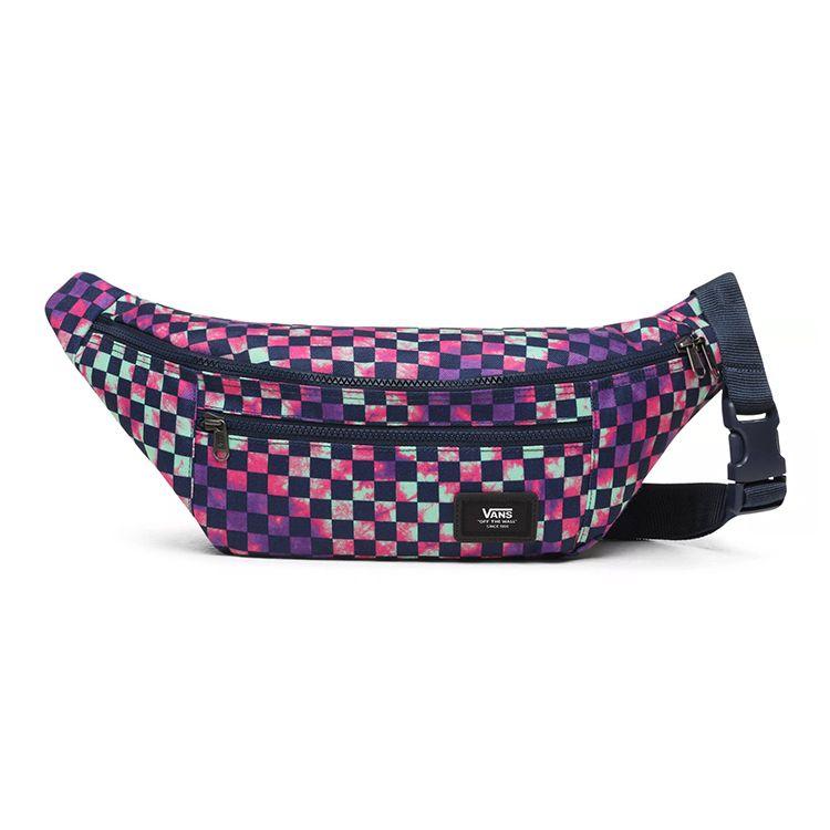 

Vans Tie-Dye Checkerboard Waist Bag Unisex Waist Bag Purple VN0A2ZXXYKT Purple