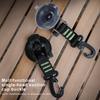 Suction Cup Hook Carabiner Lightweight Portable Strong Load-bearing Heavy-Duty Hanging Hook Camping Accessories