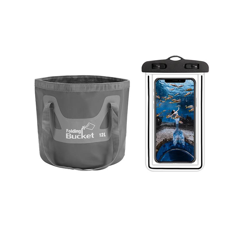 Portable Folding Waterproof Travel Fishing Bucket Bag