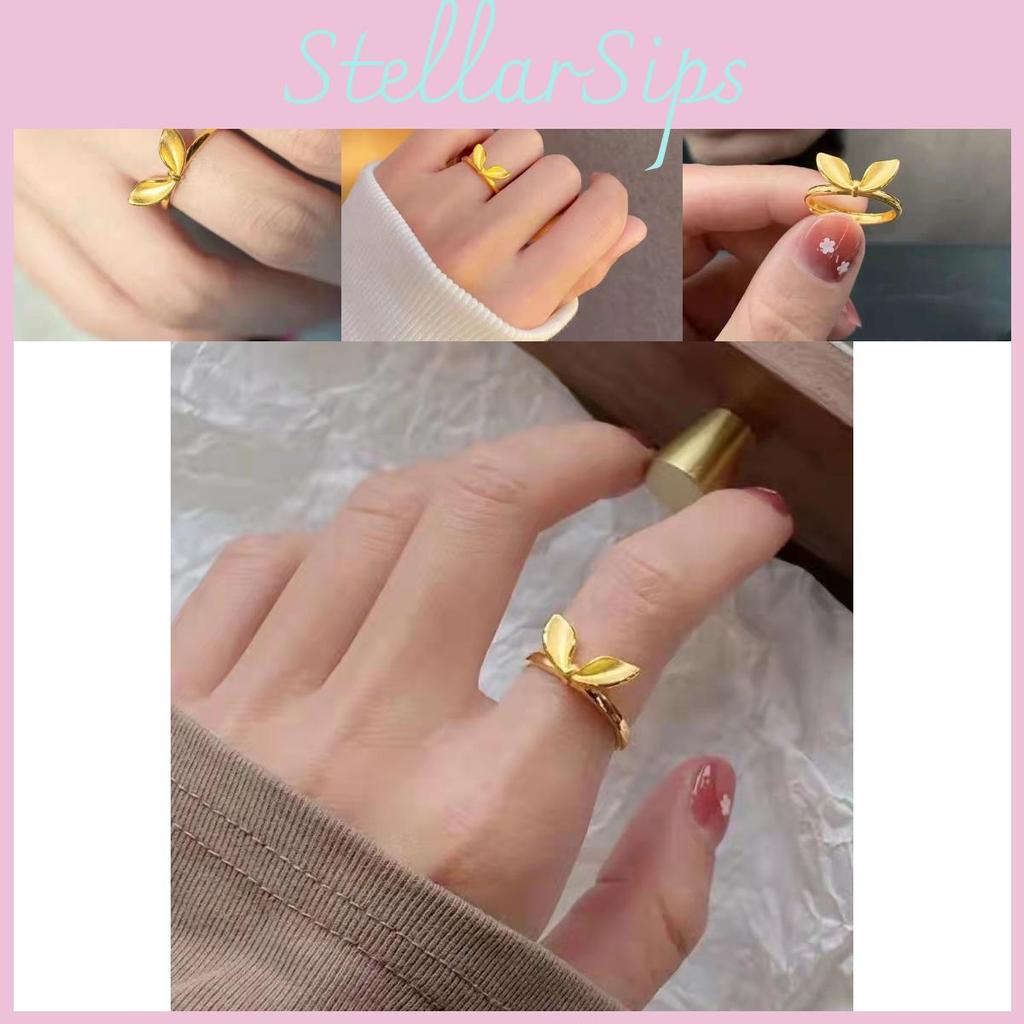 Stylish Ethnic Style Rabbit Ear Ring Premium Brass Gold Plated Accessory Fashion