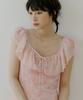 Riorg Woi Flower Pattern Frill Ops Peach Pink