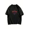 Vintage League Letter Print Womens T-Shirts Summer Fashion Tops Comfortable O-Neck Short Sleeve Soft Clothes