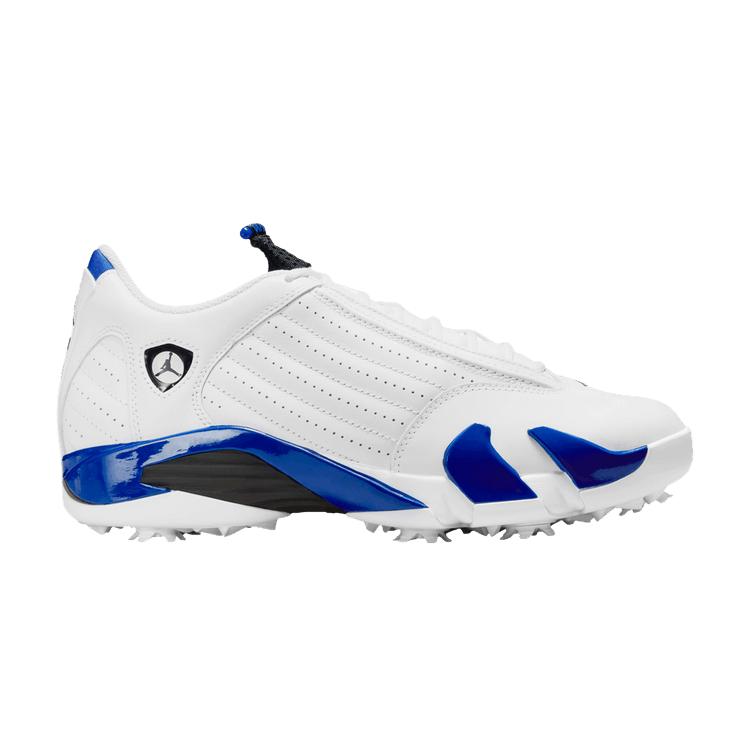 

Кроссовки Air Jordan 14 Retro Golf Hyper Royal Мужские Белые Черные HJ7710-101 43