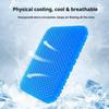 Kühlendes Sitzkissen für Bürogebrauch, Atmungsaktives und Kühlendes Autositzkissen, Sommer-Gesäßpolster, Silikon-Kühlpad.
