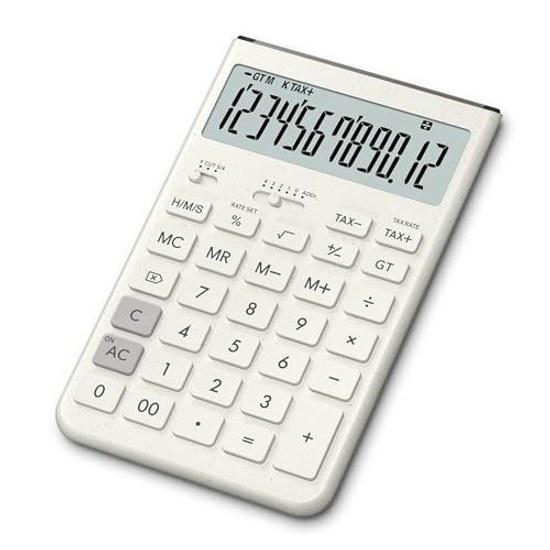 Casio Design Calculator Comfy Off White Just Type 12 Digits JT-200T-WE-N