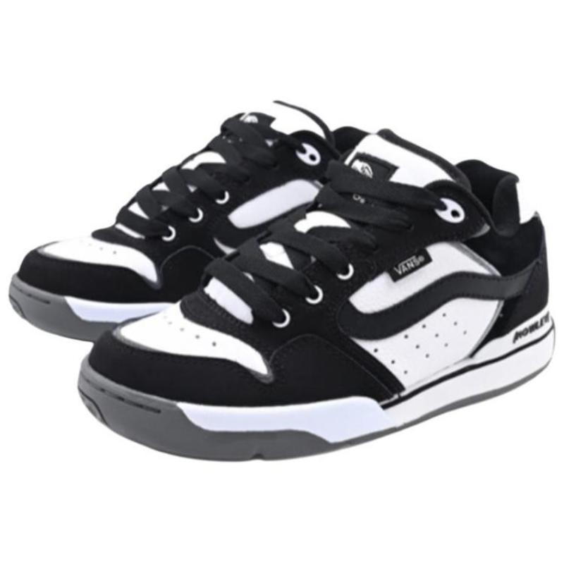 Vans Rowley Abrasion Resistant Low top Casual Shoes Unisex Black White Sneakers VN000MYEBZW
