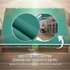 Manual Awning 395x245 Cm with Crank Balcony Patio Terrace Awning Aluminium and Polyester Fabric 280 G/m² Anti-UV Green
