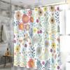 Cartoon Octopus Washable Dirt-Resistant Shower Curtain Shower Head Waterproof Polyester Bath Curtain For Home Decor Accessories