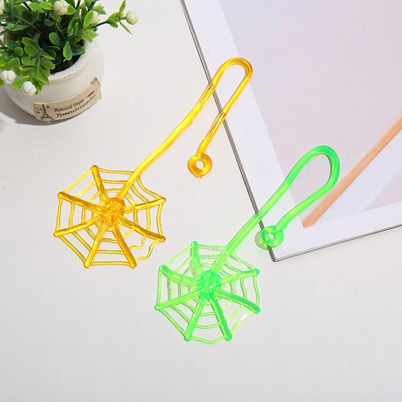 10 Τεμ. Ελαστικά Τεντωμένα Κολλώδη Ιστός Αράχνης Αναρρίχησης Παιχνίδια Νεωτερισμού Για Παιδιά