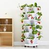 Stackable 37cm 3D Movable Butterfly Three-Petal Strawberry Plant Pot