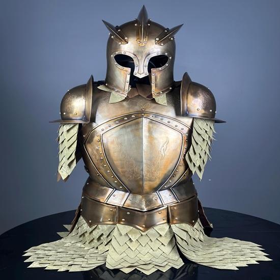 Königsgarde Rüstungsanzug Herr der Ringe Cosplay Kostüm Mittelalterliche Rüstung Ritter Halbrüstung Halloween Kostüm Bestes Geschenk für ihn