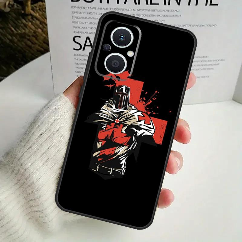 

Christian Templar Knights Case For OPPO Reno 12F 13F 14F 10 11 12 13 14 Pro 8T 7 8 Lite OPPO Find X6 X5 X8 X9 Pro Cover OPPO Reno12 Pro