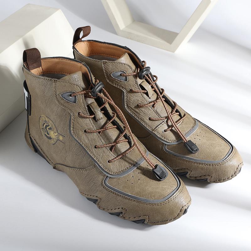 New Handmade Men Boots Winter Boots Warm Sneakers Man Outdoor Casual Shoes Men Ankle Boots