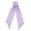 Harvest Party Decor Fall Scalloped Wreath Sash for Front Door, 55 Inch Plaid Gingham Autumn Holiday Home Thanksgiving Ribbon Yard Porch Doorway Indoor