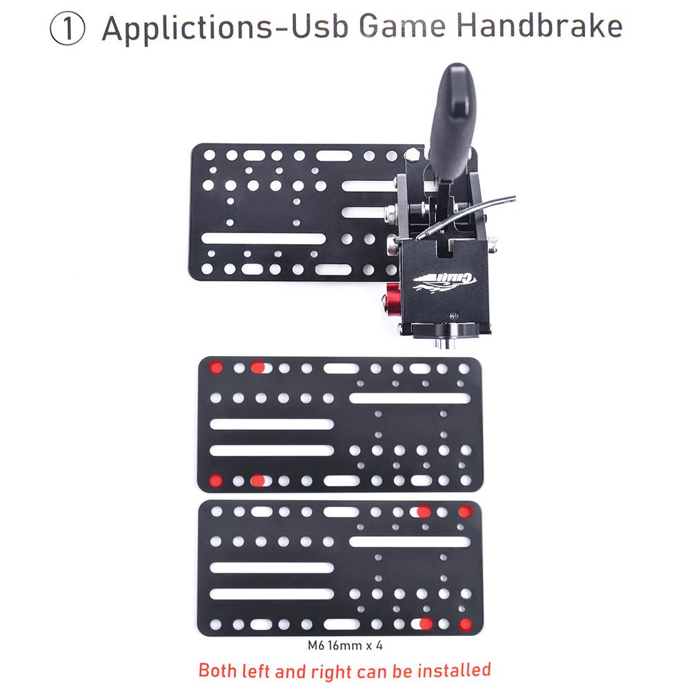 USB Handbrake and Racing Game Shifter Universal Installation Support Board, Suitable for G25/27/29/920/923 T500 (single Board)