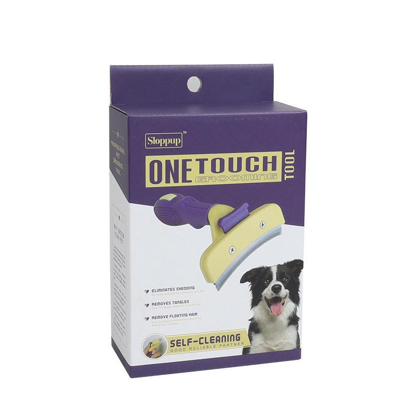 Pet Hair Removal Comb for Grooming Teddies & Golden Retrievers
