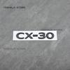 AAEU1 For MAZDA CX-30 2020 2021 2022 2023 2024 Year Front  Logo Emblem Letters Badge Car Rear Trunk Sticker Gloss Black Accessories